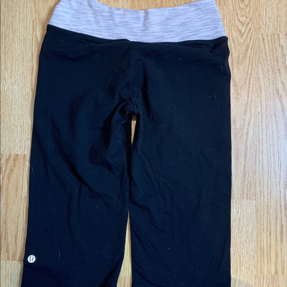 Black Cropped Lulu Pants